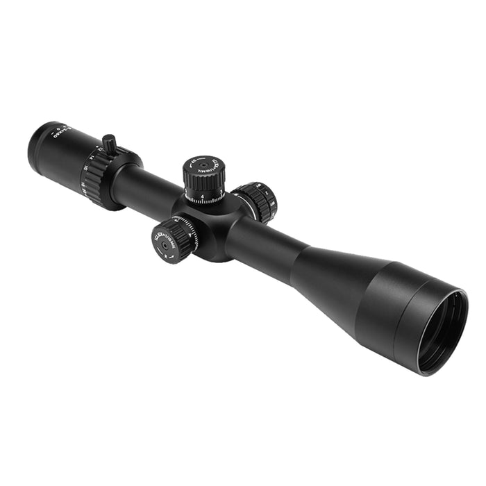 Patriot Optics Ghillie 6-24x50mm FFP Rifle Scope Zero Stop Turret - PO-S-6-24x50mmZS