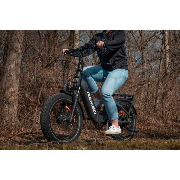 RAMBO RANGER FULL SUSPENSION ELECTRIC FOLDING BIKE 750W