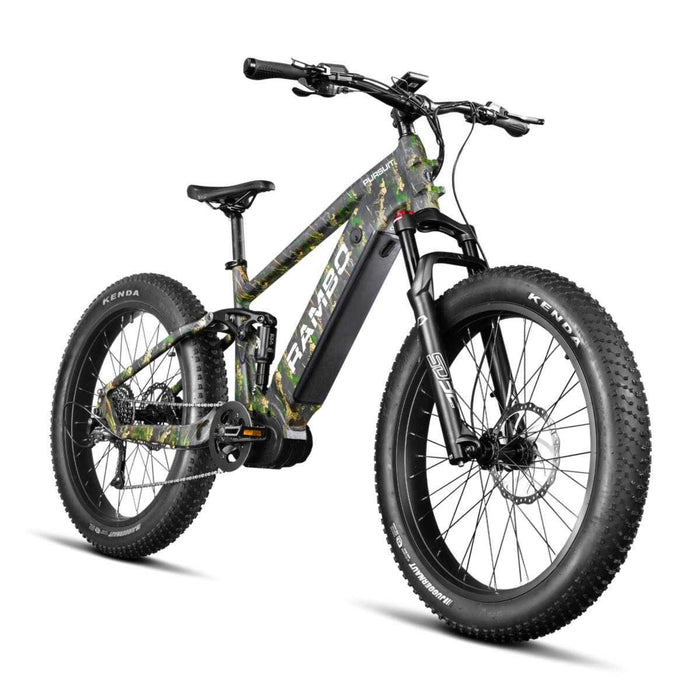 RAMBO PURSUIT 2.0 E-BIKE  750W FULL SUSPENSION TT VIPER WOOLAND