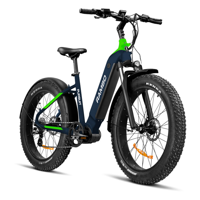 RAMBO PURSUIT 2.0 e-bike 750W STEP THRU ORANGE & MATTE BLACK